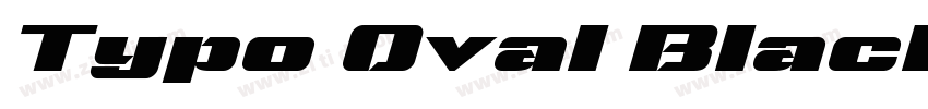 Typo Oval Black Demo字体转换
